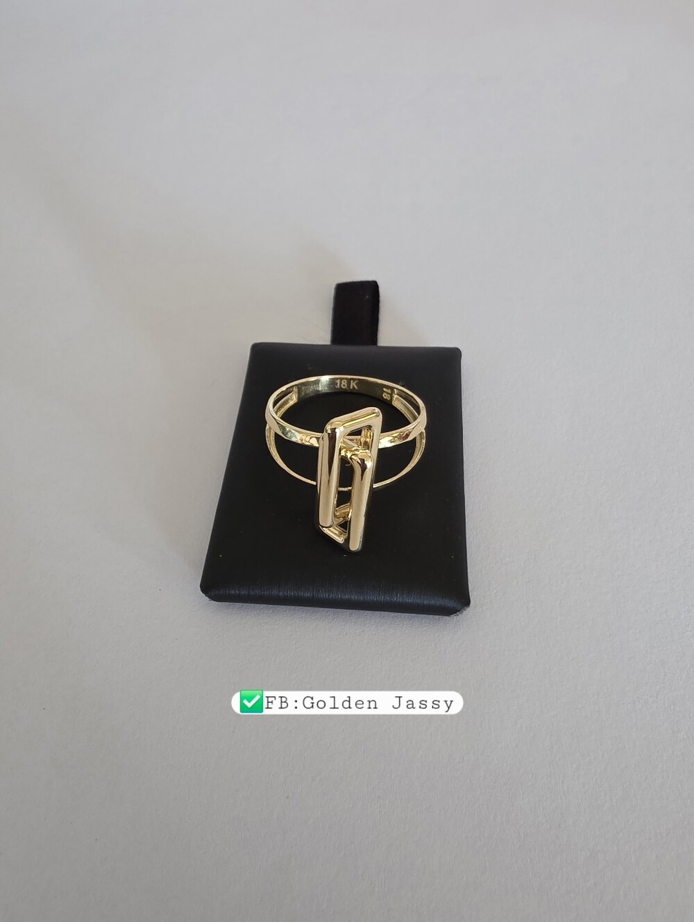 18K Real Gold Ring 8